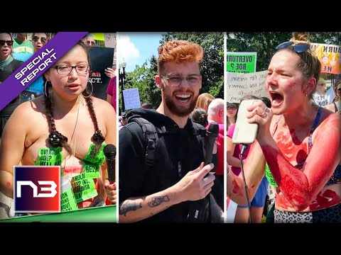 You are currently viewing EXCLUSIVE: Watch Pro-abortion Lunatics EMBARRASS Themselves In Public After SCOTUS Ruling