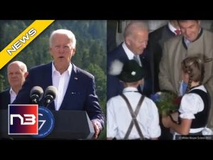 Read more about the article Joe Biden Seen Doing Something WEIRD With His Mouth In Speech In Germany