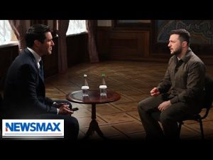 Read more about the article Newsmax’s Exclusive interview with Ukrainian President Volodymyr Zelenskyy | FULL SPEECH