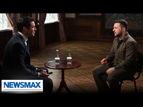 You are currently viewing Newsmax’s Exclusive interview with Ukrainian President Volodymyr Zelenskyy | FULL SPEECH