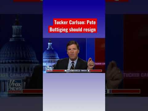 You are currently viewing Tucker Carlson rips Pete Buttigieg as a ‘disgrace’ #shorts