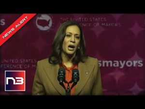 Read more about the article Media CATCHES onto Childish Thing Kamala Seen Doing While Speaking In Reno