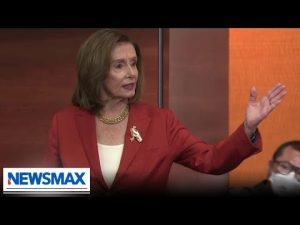 Read more about the article VIDEO: Nancy Pelosi confronted by Newsmax reporter on SCOTUS security