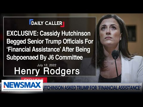 You are currently viewing REPORT: Cassidy Hutchinson begged senior Trump officials for financial support | Greg Kelly Reports