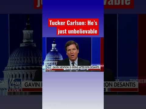 You are currently viewing Tucker Carlson reacts to Newsom blasting DeSantis  #shorts