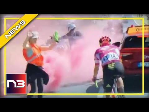 You are currently viewing Tour de France FORCED To Stop when Eco-Freaks Throw Bombs Filled With Smoke At Race