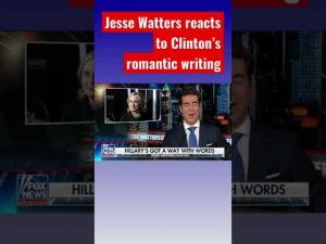 Read more about the article Jesse Watters roasts Hillary Clinton’s steamy romance writing #shorts