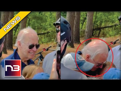 You are currently viewing Biden BREAKS From Biking To Stick Nose Near Little Girls Ear Caught On Video