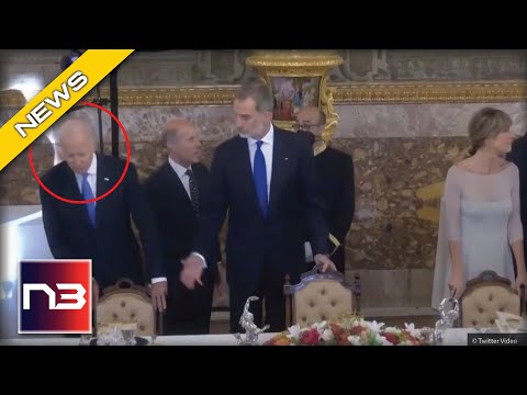 You are currently viewing Biden Does BIZARRE Thing While Walking Into NATO Dinner In Spain