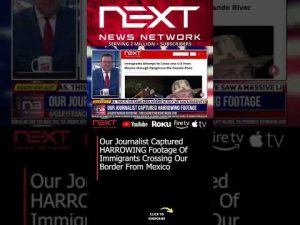 Read more about the article Our Journalist Captured HARROWING Footage Of Immigrants Crossing Our Border From Mexico #short