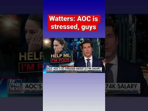 You are currently viewing Watters scorches AOC for complaining about her congressional salary