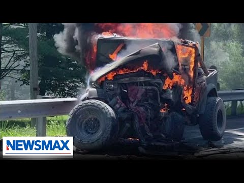 You are currently viewing WATCH: Former Police Officer meets couple he helped save from burning car | ‘America Right Now’