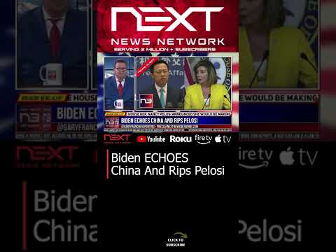 You are currently viewing Biden ECHOES China And Rips Pelosi #shorts