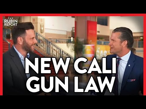 You are currently viewing Dave Rubin Gives a Priceless Reaction to California’s New Gun Law | POLITICS | Rubin Report