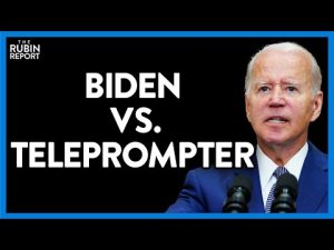 Read more about the article Watch Kamala Struggle to Not React as Biden Flubs Teleprompter Lines | DM CLIPS | Rubin Report