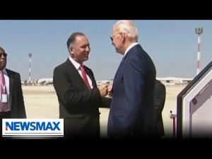 Read more about the article JUST IN: President Joe Biden lands in Israel, no handshakes