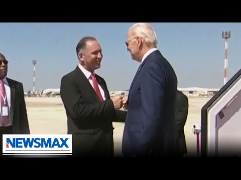 You are currently viewing JUST IN: President Joe Biden lands in Israel, no handshakes