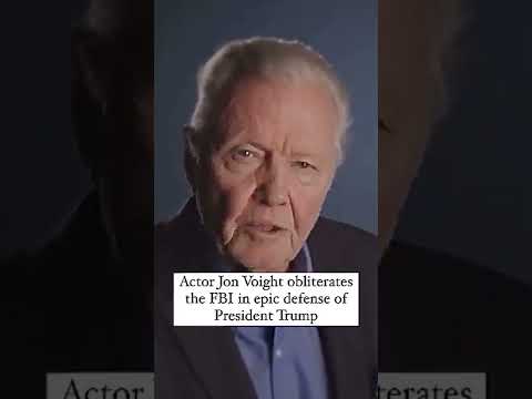 You are currently viewing Actor Jon Voight obliterates the FBI in epic defense of President Trump