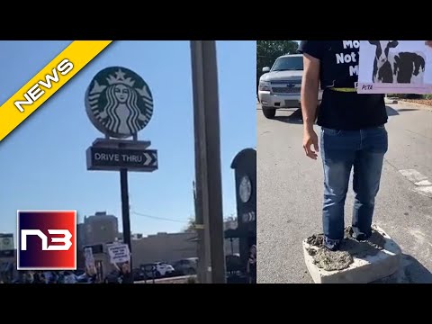 You are currently viewing PETA Activists Cement Themselves to Starbucks Driveway, Then the Police Showed Up