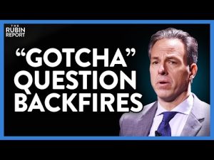 Read more about the article Watch CNN Host Go Silent When His “Gothca” Question Backfires In His Face | DM CLIPS | Rubin Report