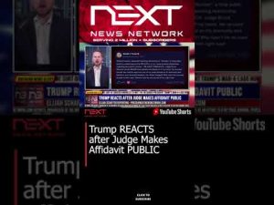 Read more about the article Trump REACTS after Judge Makes Affidavit PUBLIC #shorts