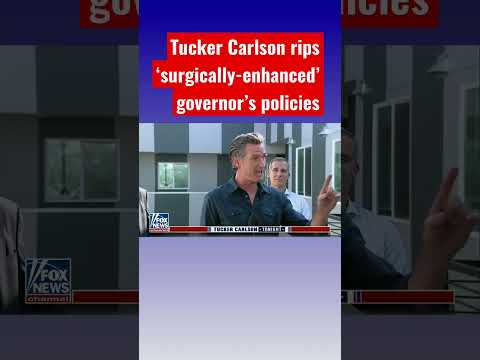 You are currently viewing Tucker Carlson roasts Newsom: He ‘couldn’t fix a broken lawnmower’ #shorts