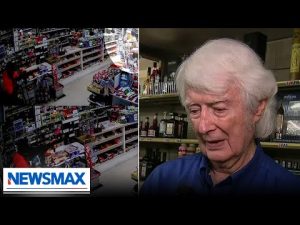 Read more about the article WATCH: Store owner who shot gunman BLASTS Democrats | “Rob Schmitt Tonight”