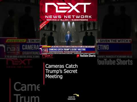 You are currently viewing Cameras Catch Trump’s Secret Meeting #shorts