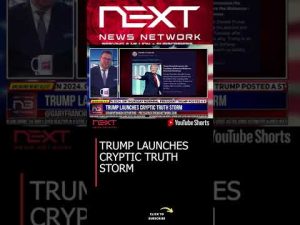 Read more about the article TRUMP LAUNCHES CRYPTIC TRUTH STORM #shorts