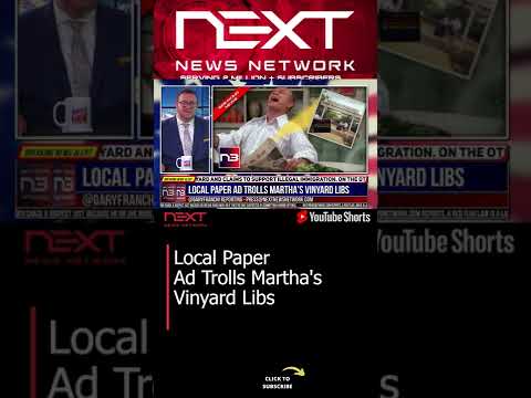 You are currently viewing Local Paper Ad Trolls Martha’s Vinyard Libs #shorts