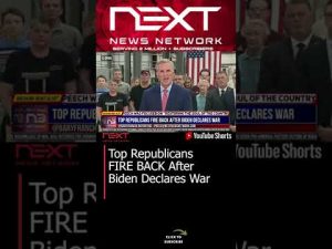 Read more about the article Top Republicans FIRE BACK After Biden Declares War #shorts