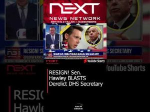 Read more about the article RESIGN! Sen. Hawley BLASTS Derelict DHS Secretary #shorts