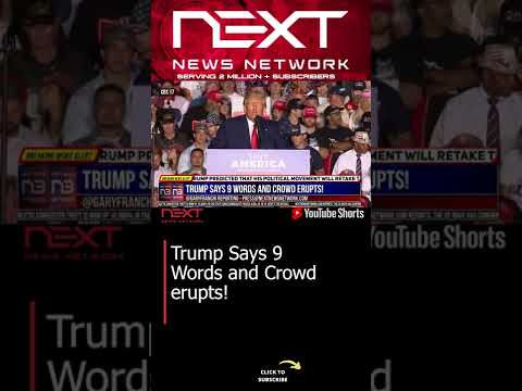 You are currently viewing Trump Says 9 Words and Crowd erupts! #shorts