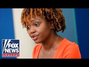 Read more about the article Karine Jean-Pierre roasted for answer to Fox News’ question