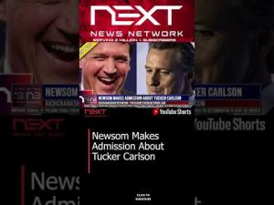 Read more about the article Newsom Makes Admission About Tucker Carlson #shorts
