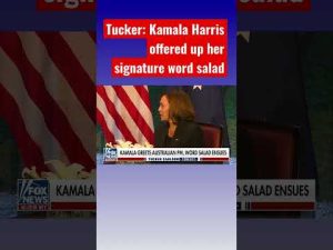 Read more about the article Tucker laughs at Kamala Harris’ latest blunder #shorts