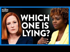 Read more about the article Watch Press Secretary’s Face When She’s Told What Jen Psaki Just Said | DM CLIPS | Rubin Report