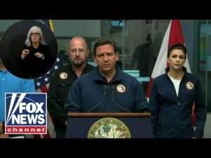 Read more about the article Florida Gov. Ron DeSantis gives an update on Hurricane Ian