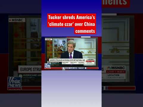 You are currently viewing Tucker shreds ‘climate czar’: They say China is doing a great job, US is sinning #shorts