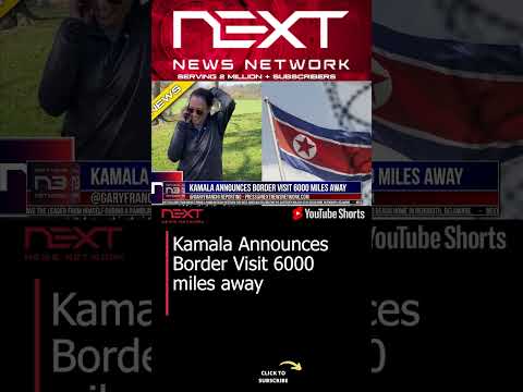 You are currently viewing Kamala Announces Border Visit 6000 miles away #shorts