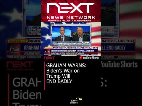 You are currently viewing GRAHAM WARNS: Biden’s War on Trump Will END BADLY #shorts