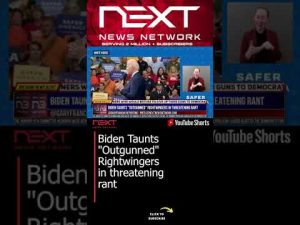 Read more about the article Biden Taunts “”Outgunned”” Rightwingers in threatening rant #shorts