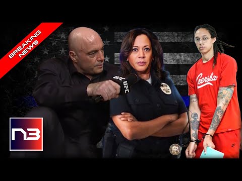 You are currently viewing Joe Rogan STUNS ALL With New Poster that Puts VP Kamala Harris Right in the Crosshairs