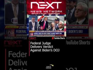 Read more about the article Federal Judge Delivers Verdict Against Biden’s DOJ #shorts