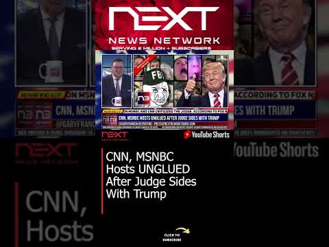 You are currently viewing CNN, MSNBC Hosts UNGLUED After Judge Sides With Trump #shorts