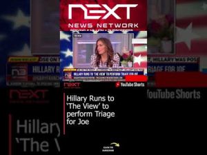 Read more about the article Hillary Runs to ‘The View’ to perform Triage for Joe #shorts