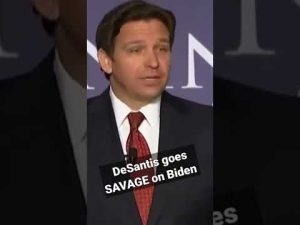 Read more about the article DeSantis goes SAVAGE on Biden #shorts