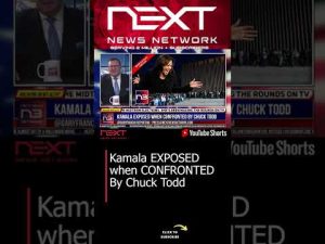 Read more about the article Kamala EXPOSED when CONFRONTED By Chuck Todd #shorts