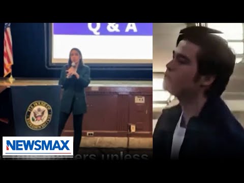 You are currently viewing WATCH: AOC called out at her own town hall | Rob Schmitt Tonight