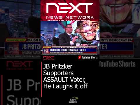 You are currently viewing JB Pritzker Supporters ASSAULT Voter, He Laughs it off #shorts